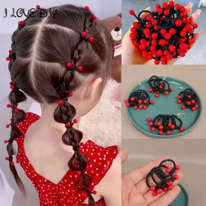 10pcs trẻ em anh đào cột tóc cô gái dễ thương bé buộc tóc co giãn dây thừng Băng cao su scrunchies Phụ kiện tóc đồ đội đầu