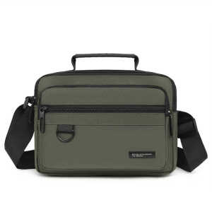 Túi Đeo Vai Đơn Thời Trang Phong Cách Hàn Quốc Cho Nam Túi Đeo Chéo Đi Làm Bằng Vải Nylon Chống Nước Chống Mài Mòn Túi Đeo Chéo