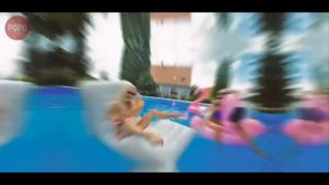 Bộ bikini nữ liền thân hoa văn viền đan dây quyến rũ có khóa trước ngực trong bộ sưu tập đồ bơi nữ SPORTY SW2161