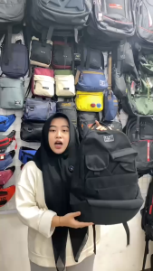 Tas Backpack Ransel Pria Wanita PEGE Deon Bahan Cordura Rangsel Laptop - PG18