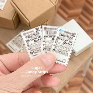 Mini Dollhouse Printer Simulation Box Sugar Bar Model Toy Realistic Packaging Box Dollhouse Accessories for Older Girls