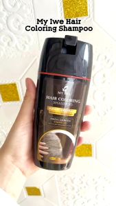 Myiwe Shampo Untuk Mewarnai Penghitam Rambut Berkilau Penghilang Uban Permanen - My Iwe Hair Coloring Black Shampoo - Sampo Untuk Rambut Berwarna – Sampoo Penghitam Rambut Uban Permanen Halal