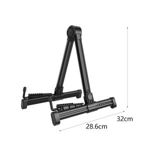 Folding Guitar Stand A Frame Floor Musical Rack Holder Rubber Feet Anti Slip Tripod for Banjo Acoustic Guitar Ukulele