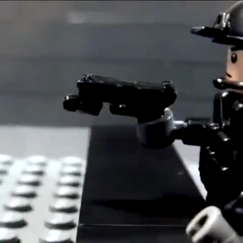 TTSM-Building Block Figure Set Special Policeman Operator Minifigures Toy Gift Hummer block car