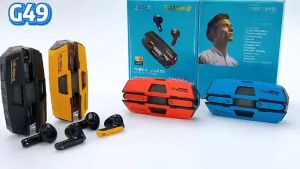 🎧(สินค้าพร้อมส่ง)G35 Mecha ชุดหูฟังบลูทูธ คุณภาพเสียงระดับ HD จอแสดงผลแบตเตอรี่ รูปลักษณ์เรือรบสุดเท่ TWS ไร้สาย