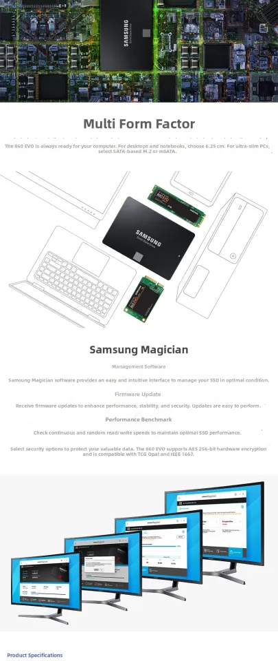Samsung | Samsung Electronics Hard Disk 860 Evo Sata Ssd 250Gb