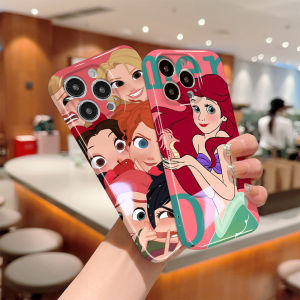 Hontinga All-inclusive Film Casing For VIVO X60 X70 Pro X80 Pro X90 Pro 5G Case Korean film Phone Case Cartoon Disney Princess Back Casing lens Protector Design Hard Cases Shockproof Shell Full Cover Casing For Girls