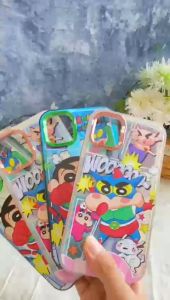 NEW Casing !! SINCHAN FUNNY PAHLAWAN BERTOPENG SUPERHERO CHROME BUMPER CAMERA FULL PROTECTION LIMITED EDITION JAPAN PRINTING CASE IP 14 PROMAX 14 PRO 14 13 PROMAX 13 PRO 13 12 PROMAX 12 PRO 12 11 SOFTCASE