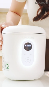 Nồi cơm điện Mini Cuckoo Hàn Quốc 0.36L CR-0255MW - Lòng nồi chống dính - Hàng chính hãng bảo hành 24 tháng