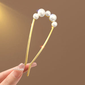 เครื่องประดับผมสไตล์ย้อนยุคแบบ U สุดสง่างามสำหรับผู้หญิง เครื่องประดับผมสไตล์จีนใหม่ 2024 ทรงผมสวยงาม เครื่องประดับผม