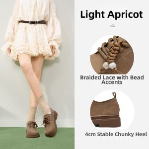 Josiny | Retro English Style Soft Sole Flat Shoes