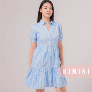 RIMINI - Dress Perempuan Lengan Pendek A-Line Busui Jumbo XS-XXXL Dane Dress - 85762