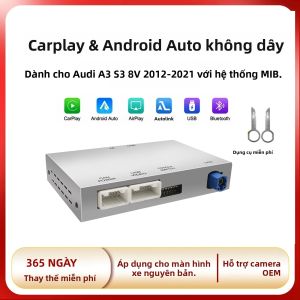 AUTOABC Wireless CarPlay Cho Audi A3 S3 8V 2012-2021 Với Android Auto Mirror Link AirPlay Camera Lùi Định Vị - Màn Hình 2.5