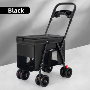 Spacious Easy-Fold Pet Stroller