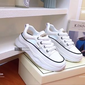 Sepatu Sneakers Highsole Viral Wanita Casual Gaya Korea Womens cool walking shoes - Sepatu Jisoo