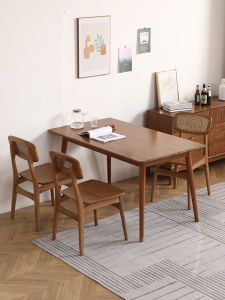 SHANMUMUZUO | Nordic Japanese Style Wooden Dining Table and Chairs for Small Apartments
