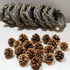 Natural Wood Chews And Biting Toys for Pets Hamsters Squirrels Rabbits Apples Branches Decorative Hanging Rings for Dental Care