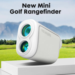 REVASRI Laser Rangefinder Golf 1090 Yards Golf Rangefinder with Slope Compensation and Flag Lock Vibration Leather Feel Magnet