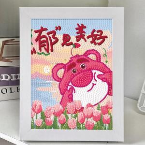 Quà Tặng Sinh Nhật Thủ Công DIY Hình Gấu Mận Mới 2025 Đá Quý Hình Gấu Mận Giá Trị Thẩm Mỹ Cao Quà Tặng Cho Bạn Gái