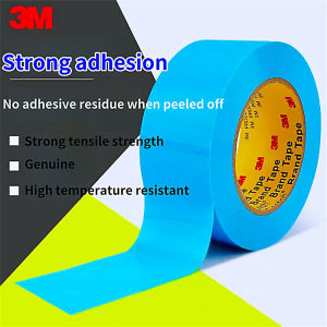 3M8898 Blue Fibre Tape Strong High Temperature Resistant 3M Fibre Tape Electrical Appliances Refrigerator Binding Fibre Tape Single Side Adhesive High Viscosity Waterproof Non-Tracking Tensile Abrasion Resistant Fibre Tape