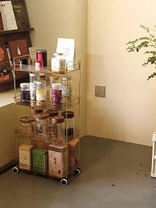 Mobile 3-Tier Shelving Unit