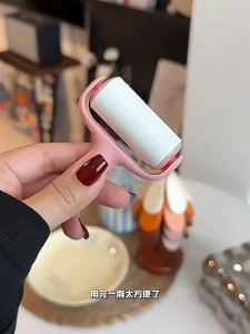 Lint Roller Pet Hair Remover Mini Sticky Portable Dust Clothes Sofa Carpet Cleaning Penggelek