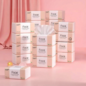 C&S | Soft Pink Wet Dry Facial Tissue 130 Count