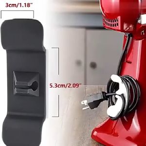 Penganjur Wayar Lekat Belakang Perkakas｜Cord Wrapper Cable Organizer for Kitchen｜电线收纳扣 空气炸锅咖啡机电器后粘线扣