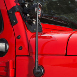 AD New Reflex 13" AM FM Car Radio Roof Antenna Aerials Mast Base Kit amplifier for Jeep Wrangler JK JL 2007-2018 Rugged Ridge