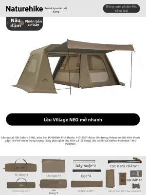 NatureHike | Lều Dã Ngoại Gia Đình 4 Người