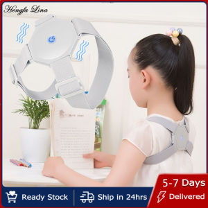 Hengfa Lina Intelligent Posture Corrector Back Posture Trainer Clavicle Spine Shoulder Correction Smart Tips Adjustable Length Brace Support