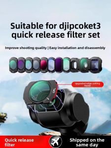 xilixili | CPL Polarizing Filter ND Neutral Density Filter Soft Black Filter Proket3 Wide Angle Lens Magnetic NV Wide Angle Lens UV Lens Protector Accessory Case