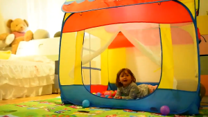 Alie Orginl Portable Kids Play House Tent（Simple to use）