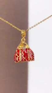 HABIB Oro Italia 916 Yellow Gold Charm (Handbag) GCM91141023(RED)
