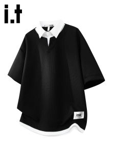 izzue | Áo Polo Phối Màu Kiểu Mỹ