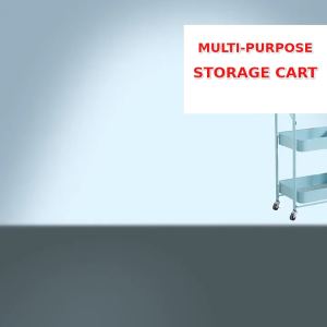 [Next Day ] Foldable Trolley Rack/Trolley Shelf/Kitchen Shelf Movable Storage Cart Organizer Free installation