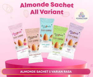 ALMONDE PREMIUM ALMOND Susu Almond Milk Yummys | Asi Booster | Untuk Program Hamil Hingga Usia Kehamilan 6 bulan | Kandungan Asam Folat | Almond Premium