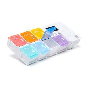 Timed Electronic Pill Reminder Box Partitioned and Portable