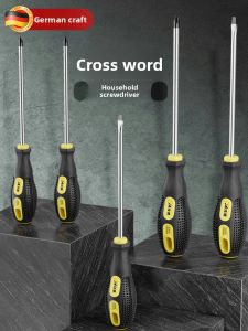 MONLEYTA | German Industrial Grade Strong Magnetic Screwdriver Set Super Hard Phillips And Flat Head Screwdrivers Tool Kit Monleyta X0711134524