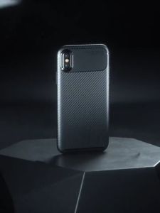 Case Oppo A1K Autofocus Synthetic Silicon Fiber Softcase TPU Protective Carbon