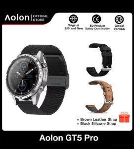 AOLON GT5 PRO SMART WATCH WATER PROOF DUAL STRAP
