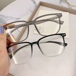 Dairona Eyewear ‖ Kacamata Photocromic ‖ Bisa Request Minus Plus Prog Cyl ‖ Fashion Pria Wanita Elegan ‖ Bentuk Kotak ‖ PC Ringan ‖ 1889