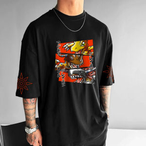 Digital Baby Gabumon Agumon Summer T-Shirt Men Women Harajuku Vintage Streetwear Short Sleeve Oversized Loose Casual Fitness Y2k