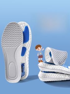 XIANZHAO | Childrens Sport Shoe Insoles Shock Absorption Breathable Anti-Odor Sweat Absorbent Soft Step Sensation Male Female Kids