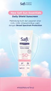Safi Sun Essentials Daily Shield Sunscreen SPF 50+ PA ++++ 30ml Sunscreen Wajah