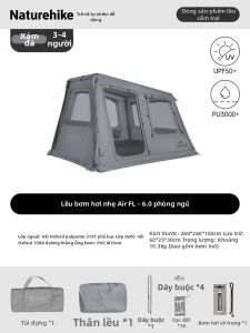 NatureHike | Lều Trại Dã Ngoại Phao Khí Chống Nắng Lắp Ráp Nhanh