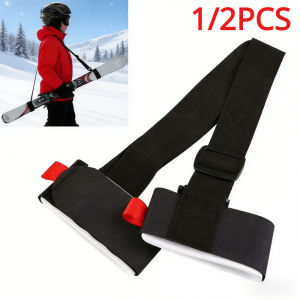 1/2Pc Ski Board Strap - Adult Ski Shoulder Strap Double Board Carry Strap Adjustable Ski Binding Gear for Easy Transport Walking