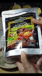 Ready To Eat Rendang Daging Dendeng Resipi Masakan Warisan Tradisional Hanya 3 Minit Persediaan