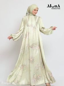 (New) Gamis Syari "EVELYN Series" By Aluna Mirranda