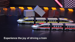 Alloy Remote Control Bullet Train Toy - Electric Simulation High-Speed Railway Set for Kids